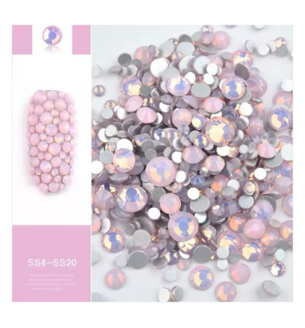 Opal Pink Strassstein-Set für Nailart – 02