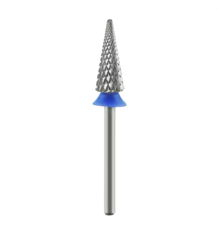 Fräseraufsatz NailsUp Karbid Kegelförmig Under Refill Blau 6,0 mm