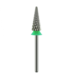 Fräseraufsatz NailsUp Karbid Kegelförmig Under Refill Grün 6,0 mm
