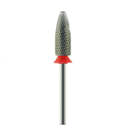 NailsUp Fräsaufsatz aus Hartmetall – konisch, Rot, 60 mm – für Gelentfernung