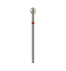 Fräseraufsatz NailsUp Karbid Kugel Rot 5,0 mm
