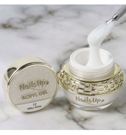 AcrylGel NailsUp 12- Milky White
